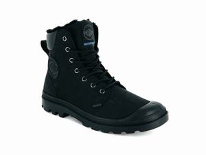 Palladium Férfi Túrabakancs - Pampa Sport Cuff WPS Fekete | 105IPCKOT